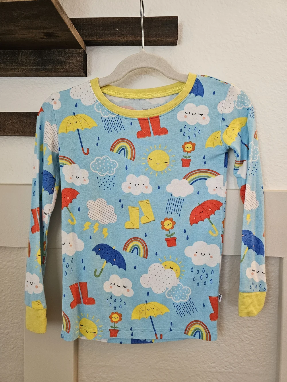 Littke Sleepies Sunshowers Print 4T